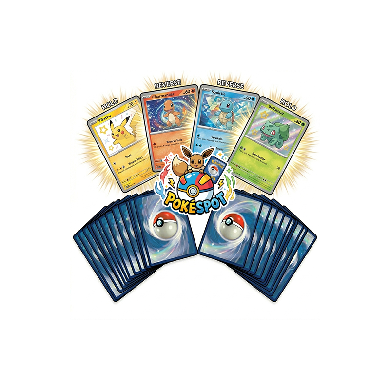 lot 25 cartes brillantes